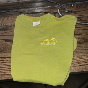 Simply Southern Lime Green Tee